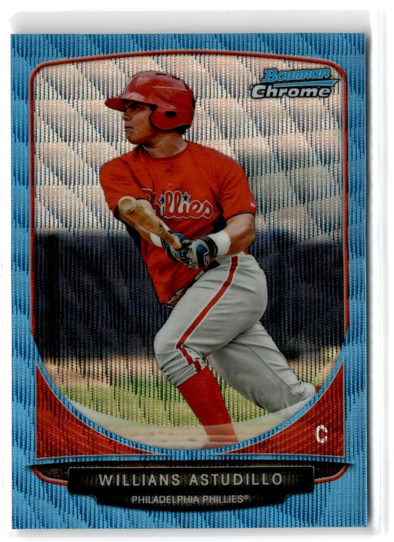 2013 Bowman Chrome Prospects Blue Wave Willians Astudillo