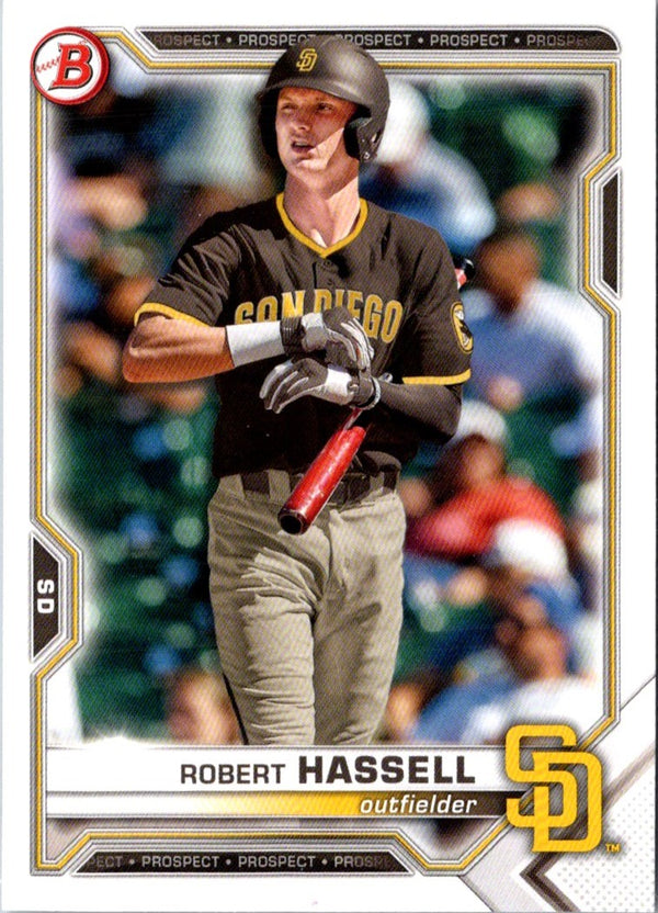 2021 Bowman Draft Robert Hassell #BD-67