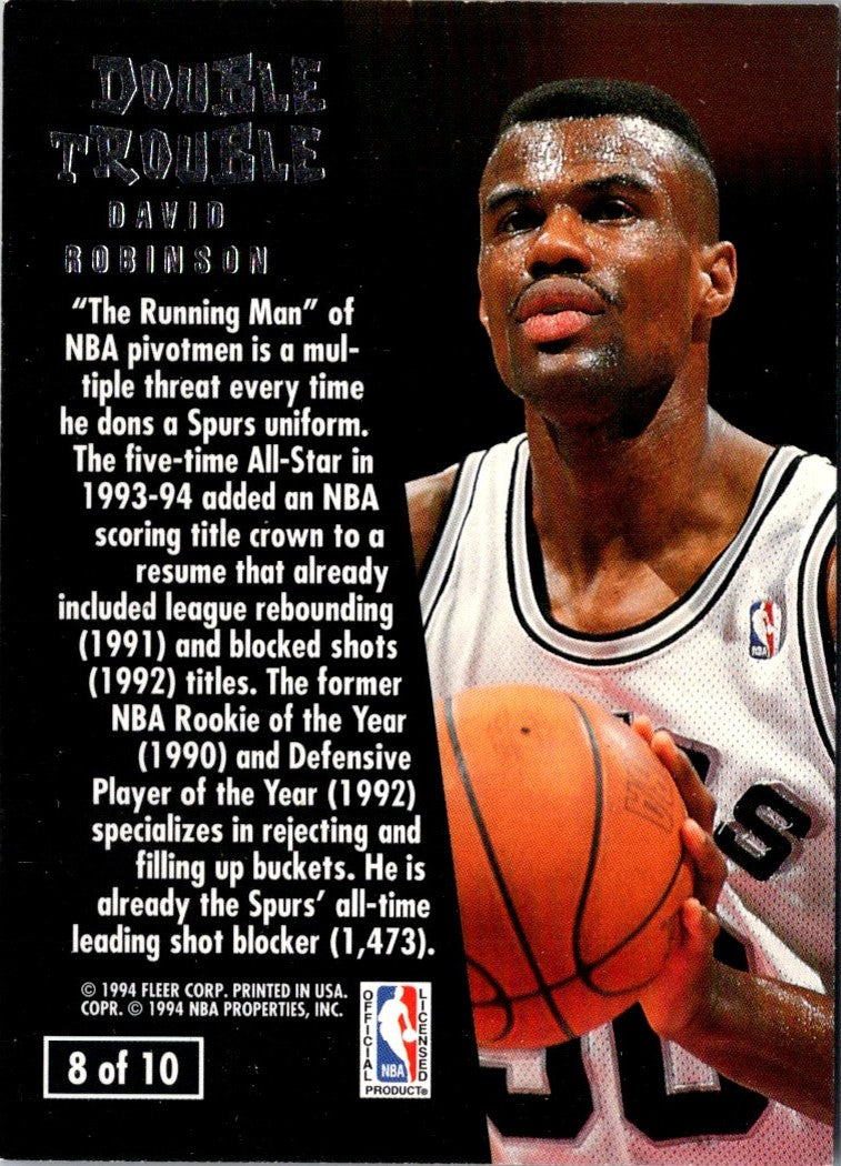 1994 Ultra Double Trouble David Robinson