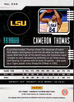 2021 Panini Chronicles Draft Picks Cameron Thomas #332