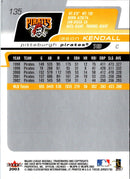 2003 Fleer Focus Jersey Edition Jason Kendall