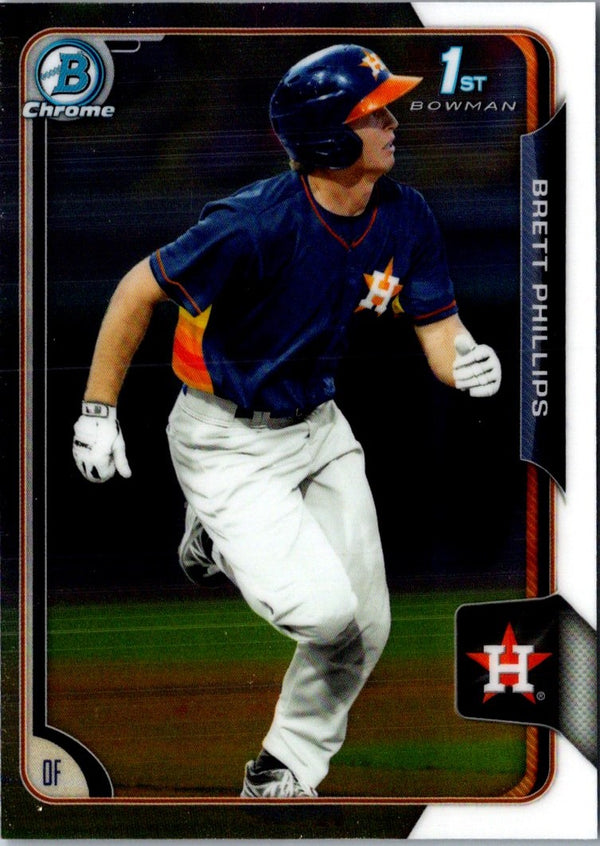 2015 Bowman Chrome Prospects Brett Phillips #BCP137