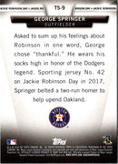 2018 Topps Salute George Springer