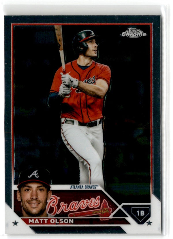 2023 Topps Chrome Matt Olson #163