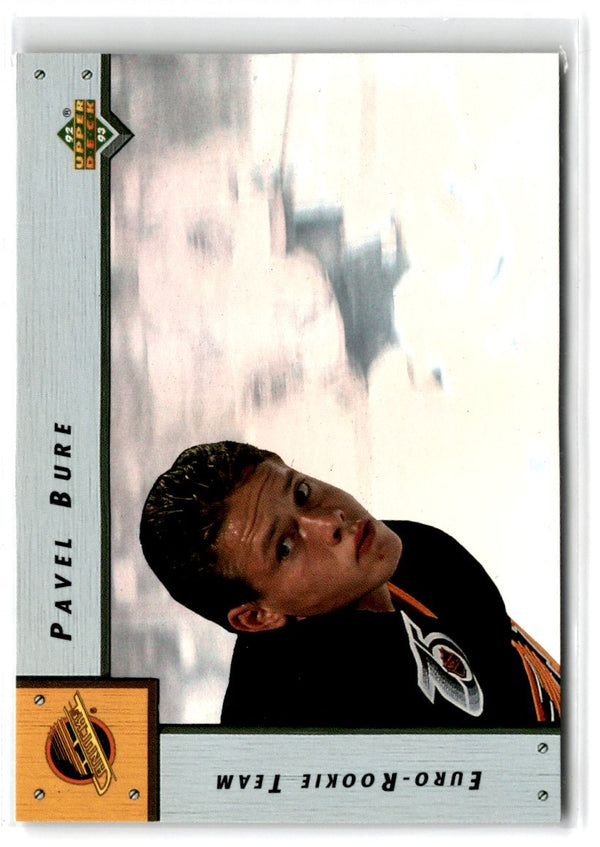 1992 Upper Deck Euro-Rookie Team Pavel Bure #ERT1