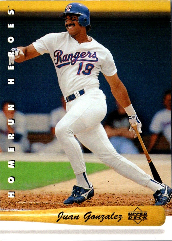 1993 Upper Deck Home Run Heroes Juan Gonzalez #HR1