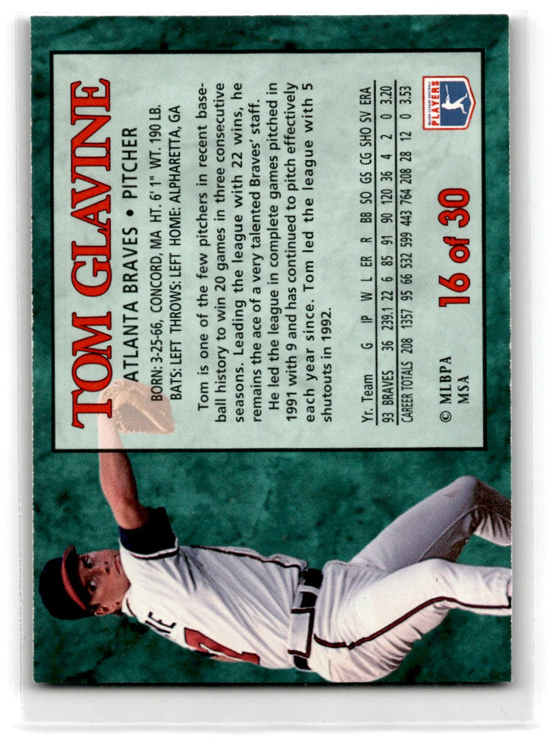 1992 Post Tom Glavine