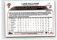2022 Topps Chrome Luke Williams #170 Rookie