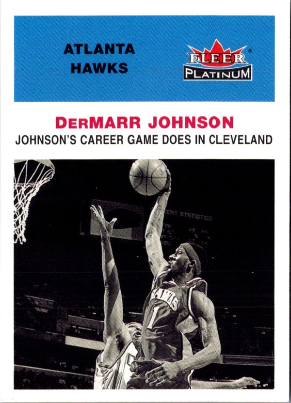 2001 Fleer Platinum DerMarr Johnson #206