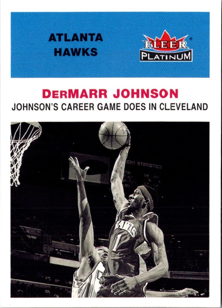 2001 Fleer Platinum DerMarr Johnson