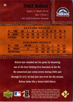 2001 Upper Deck Gold Glove Todd Helton #90