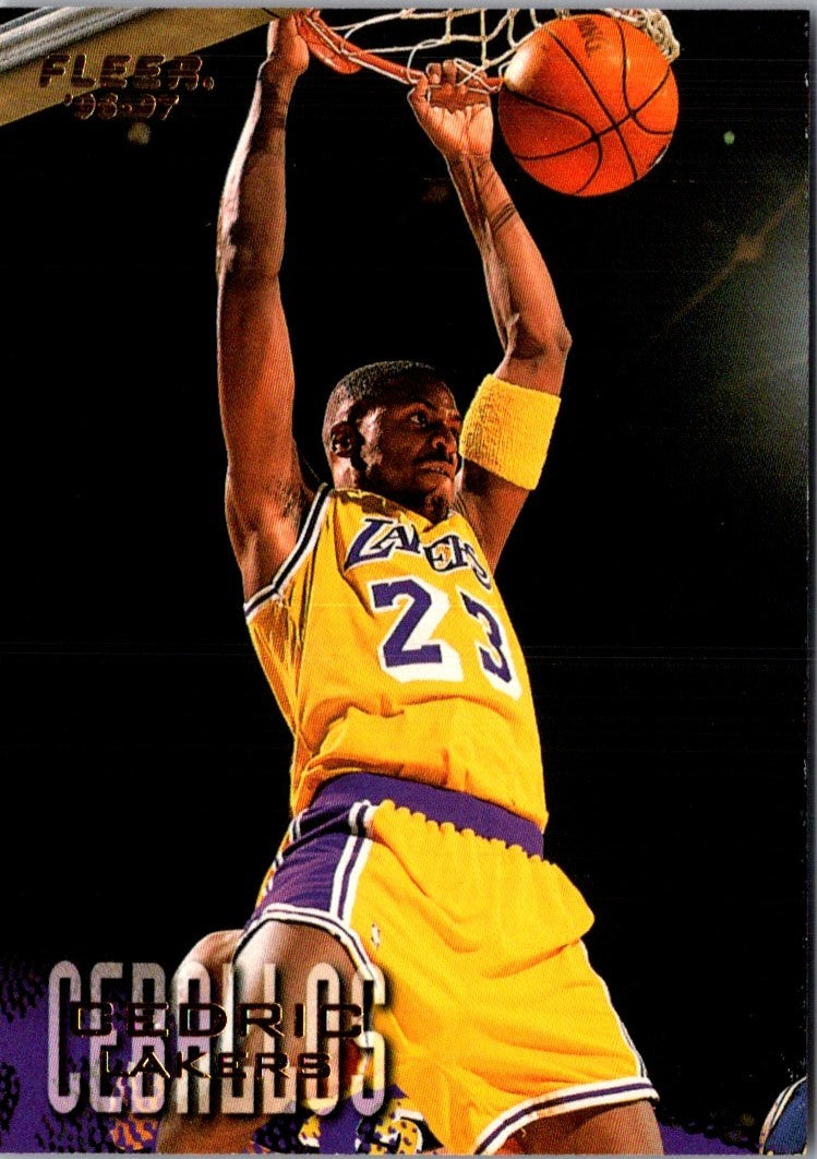 1996 Fleer European Cedric Ceballos