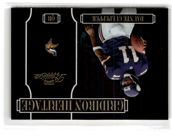 2005 Playoff Prestige Gridiron Heritage Foil Daunte Culpepper #GH-7 021/100