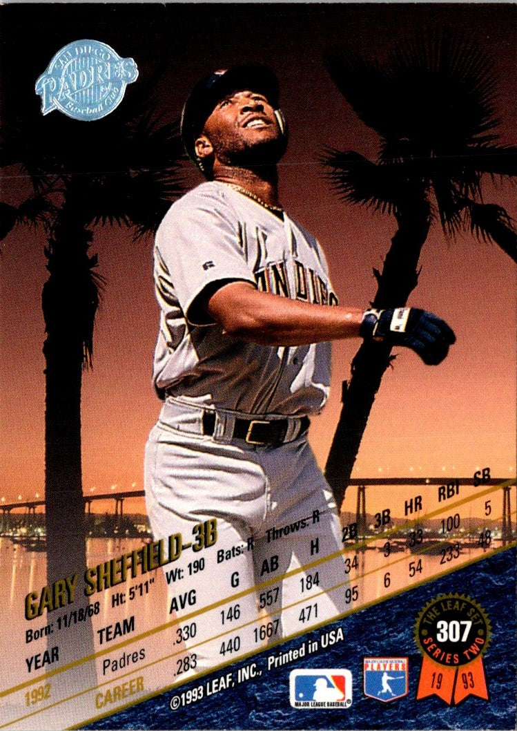 1993 Leaf Gary Sheffield