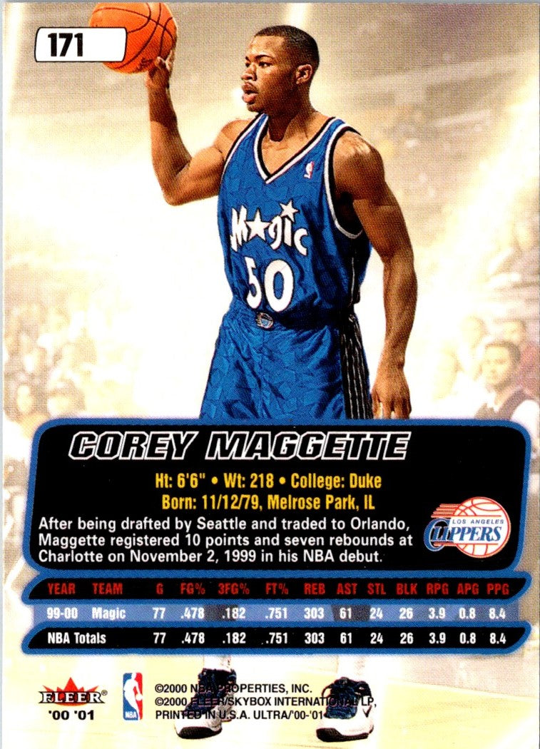 2000 Ultra Corey Maggette
