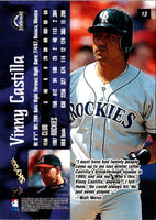 1998 SkyBox Dugout Axcess Vinny Castilla #13
