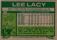 1977 Topps Lee Lacy #272