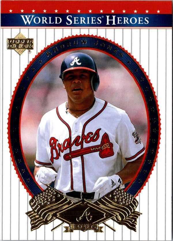 2002 Upper Deck World Series Heroes Andruw Jones #15