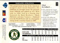 1994 Stadium Club Super Team Oakland Athletics #25