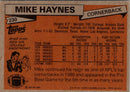 1981 Topps Mike Haynes