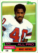 1981 Topps Mike Haynes