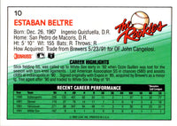 1992 Donruss The Rookies Esteban Beltre #10 Rookie