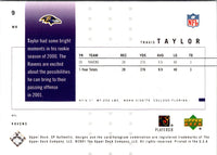 2001 Upper Deck Ovation Travis Taylor #9