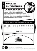 2021 Hoops Red Backs Marcus Morris Sr.