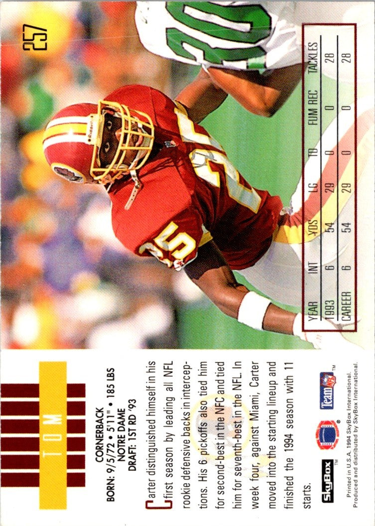 1994 SkyBox Impact Tom Carter