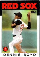 1986 Topps Dennis Boyd #605