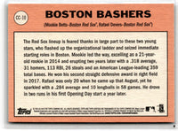 2018 Topps Heritage Combo Cards Boston Bashers (Rafael Devers/Mookie Betts) #CC-10