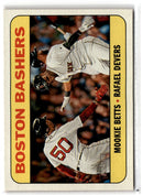2018 Topps Heritage Combo Cards Boston Bashers (Rafael Devers/Mookie Betts)