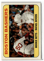2018 Topps Heritage Combo Cards Boston Bashers (Rafael Devers/Mookie Betts) #CC-10