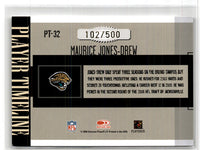 2006 Donruss Gridiron Gear Player Timeline Gold Maurice Drew #PT-32 102/500