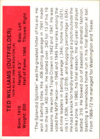1969 Cub Power Chicago Cubs Bumperstickers Billy Williams #6