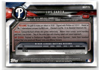 2018 Bowman Chrome Prospects Luis Garcia #BCP75