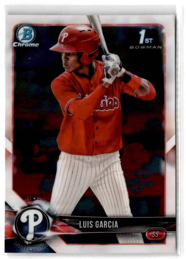 2018 Bowman Chrome Prospects Luis Garcia #BCP75