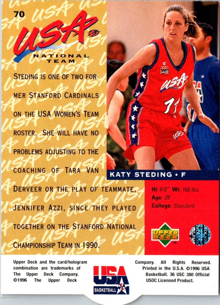 1996 Upper Deck USA Katy Steding