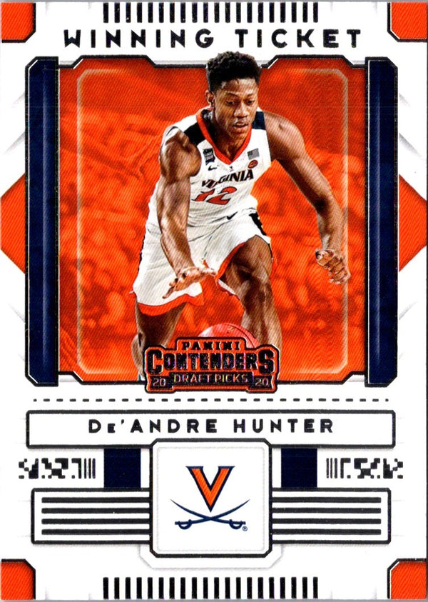 2020 Panini Contenders Draft Picks Winning Tickets Red De'Andre Hunter #2