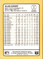1988 Donruss Baseball's Best Alan Ashby #8