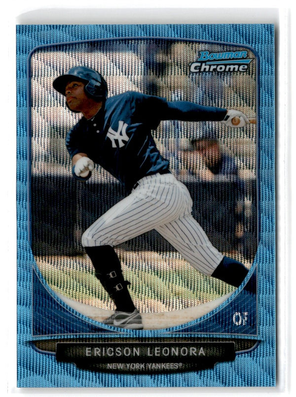 2013 Bowman Chrome Prospects Blue Wave Ericson Leonora #BCP93