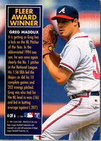 1995 Fleer Award Winners Greg Maddux #4