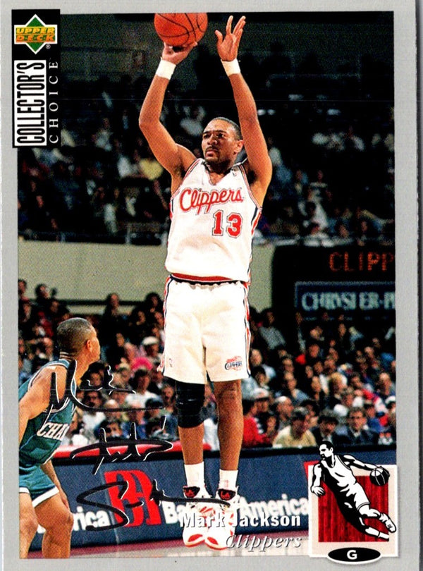 1994 Collector's Choice Silver Signatures Mark Jackson #113