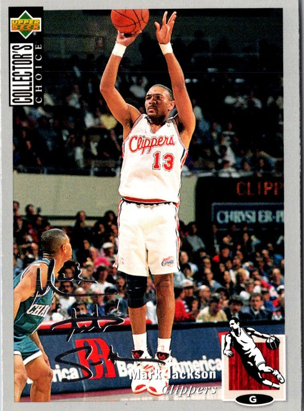 1994 Collector's Choice Silver Signatures Mark Jackson #113