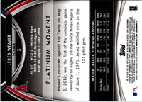 2013 Bowman Platinum Jered Weaver #3