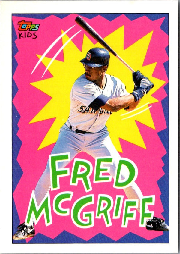 1992 Topps Kids Fred McGriff #55