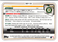 2020 Bowman Chrome Prospects Daulton Jefferies #BCP-153