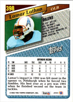 1993 Topps Lamar Lathon #398