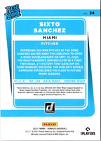 2021 Donruss Blue Sixto Sanchez #34