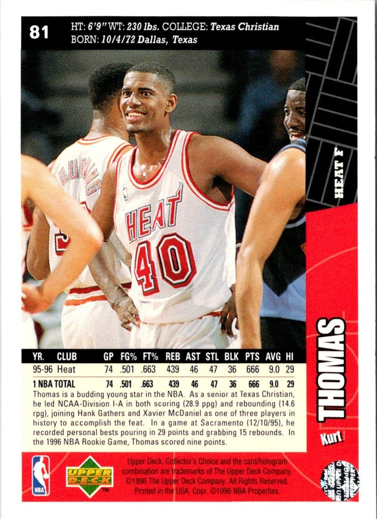 1996 Collector's Choice Meet the Stars Trivia Challenge (Red) Meet the Stars Trivia Question #81 #81